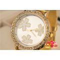 Latest Watch Diamond Women Hot Sale Alloy de alta qualidade Relógio de pulso dourado Cestbella Special Gifts Watch